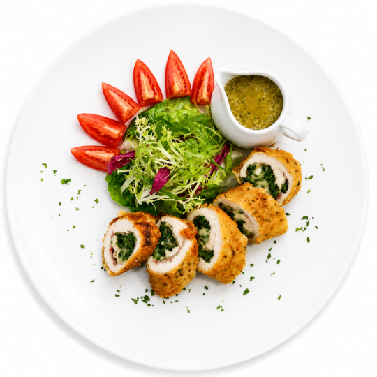 Involtini di Pollo e Formaggio alle Erbe